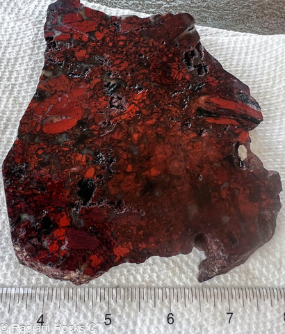 African Painted Valley Jasper "Tabu Tabu" Lapidary Slab 10.4 Oz (295 grams).