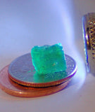 Emerald 3.62 carat facet rough green beauty - radiantrocksct