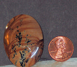 Biggs Jasper Dendritic Cabochon 46 carats - radiantrocksct