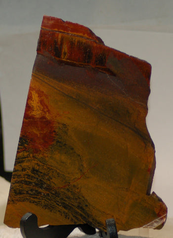 Australian Marramamba tiger eye /ironstone lapidary slab 11.2 oz (320 grams) - radiantrocksct