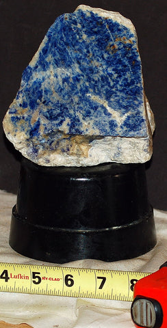 Russian Lapis Lazuli lapidary faced rough 4.6 lbs (2115 grams)