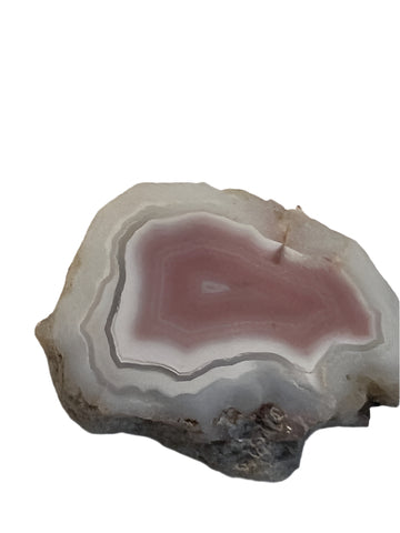 Australian Queensland agate Lapidary slab 5.9 gms Red, Pink banding patterns