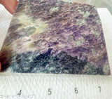 Russian Charoite purple lapidary slab 7.4 oz (205 grams)