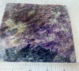 Russian Charoite purple lapidary slab 7.4 oz (205 grams)