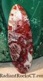 Red Crazy Lace Agate Cabochon 18 carats - radiantrocksct