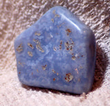 Malawi Blue Chalcedony lapidary tumbled rough 4.2 oz cabochon or facet - radiantrocksct