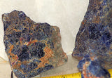 Namibian Sodalite lapidary  rough 14oz total beautiful blue and  salmon material - radiantrocksct
