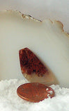 Carey Plume Agate Freeform Cabochon 8 carats - radiantrocksct