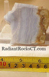 Namibian Blue Lace Agate 1.6 oz lapidary slab - radiantrocksct