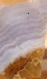 Namibian Blue Lace Agate 0.8 oz lapidary slab - radiantrocksct