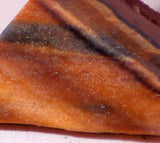 Gold Tiger's Eye 0.8 oz lapidary cabochon heel slab - radiantrocksct