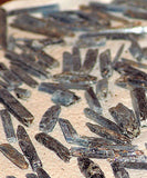 Blue Zimbabwe Kyanite crystals 1 lb 5.2 oz lapidary rough (601 grams) - radiantrocksct