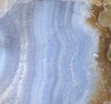 Namibian Blue Lace Agate 1.6 oz lapidary slab - radiantrocksct