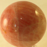 Rose Quartz Sphere 2.6 lbs 3 3/4" diam. - radiantrocksct