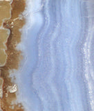Namibian Blue Lace Agate 1.6 oz lapidary slab - radiantrocksct