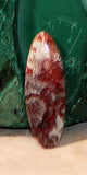 Red Crazy Lace Agate Cabochon 18 carats - radiantrocksct