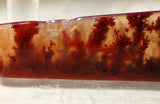 Carey Plume Agate pendant freeform 52 carats - radiantrocksct