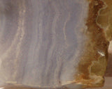 Namibian Blue Lace Agate 1.6 oz lapidary slab - radiantrocksct