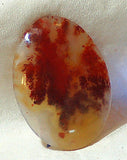 Carey Plume Agate Oval Cabochon 70 carats - radiantrocksct