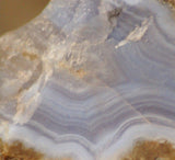 Namibian Blue Lace Agate 3.2 oz lapidary slab - radiantrocksct