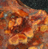 Rooster Tail  brecciated Agate 4.6 oz lapidary cabochon slab - radiantrocksct