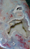 Ocean Wave Agate Freeform Cabochon  35 carats great patterns& druzy pocket - radiantrocksct