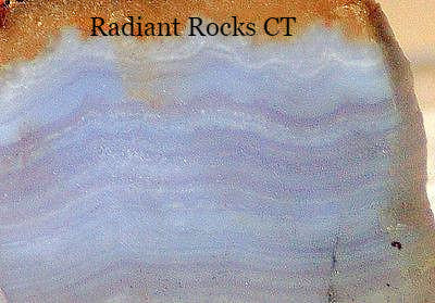 Namibian Blue Lace Agate 0.8 oz lapidary slab - radiantrocksct