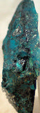 Ray Mine  Quartz Chrysocolla Tenorite Turquoise? heel slab specimen - radiantrocksct