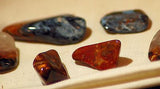 Namibian Red/Blue/Gold Pietersite polished tumble 11 small pieces rough - radiantrocksct