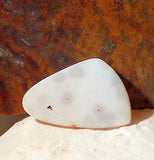 Ocean Jasper Freeform Cabochon 76 carats great patterns White beauty - radiantrocksct