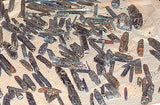 Blue Zimbabwe Kyanite crystals 1 lb 5.2 oz lapidary rough (601 grams) - radiantrocksct