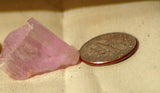 Light Pink Kunzite 32.5 carat faced facet rough - radiantrocksct