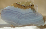 Namibian Blue Lace Agate 1.0 oz lapidary slab - radiantrocksct