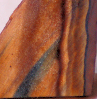 Gold Tiger's Eye 0.8 oz lapidary cabochon heel slab - radiantrocksct