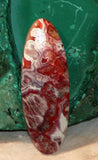 Red Crazy Lace Agate Cabochon 18 carats - radiantrocksct