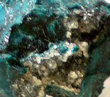 Ray Mine  Quartz Chrysocolla Tenorite Turquoise? heel slab specimen - radiantrocksct
