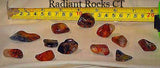 Namibian Red/Blue/Gold Pietersite polished tumble 11 small pieces rough - radiantrocksct