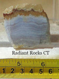 Namibian Blue Lace Agate 0.8 oz lapidary slab - radiantrocksct