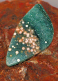 Ocean Jasper Freeform Cabochon 44 carats great patterns and colors - radiantrocksct