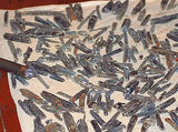 Electric Blue Zimbabwe Kyanite crystals 1 lb 5.4 oz lapidary rough (607 grams) - radiantrocksct