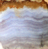 Namibian Blue Lace Agate 0.8 oz lapidary slab - radiantrocksct