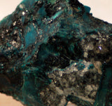 Ray Mine  Quartz Chrysocolla Tenorite Turquoise? heel slab specimen - radiantrocksct