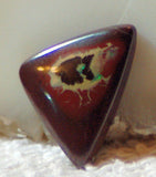 Koroit Boulder Opal triangular Cabochon green Fire - radiantrocksct