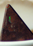 Koroit Boulder Opal triangular Cabochon green Fire - radiantrocksct