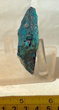 Ray Mine  Quartz Chrysocolla Tenorite Turquoise? heel slab specimen - radiantrocksct