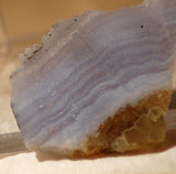 Namibian Blue Lace Agate 0.8 oz lapidary slab - radiantrocksct