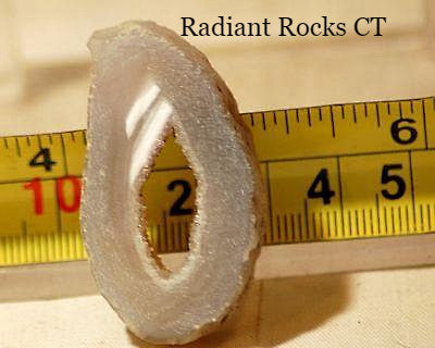 Brazilian Agate 0.6 oz lapidary slab - cabochon or wire wrap- (17 grams) - radiantrocksct