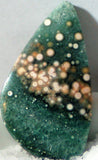 Ocean Jasper Freeform Cabochon 44 carats great patterns and colors - radiantrocksct