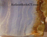 Namibian Blue Lace Agate 1.6 oz lapidary slab - radiantrocksct