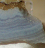 Namibian Blue Lace Agate 1.0 oz lapidary slab - radiantrocksct